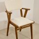 Scandinavian wooden chair 1950