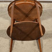 Small Marquetry Living Room Table, Louis XV / Louis XVI Transition style – 1920