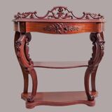 Mahogany console