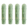 Impressive Hammered Green "Graniglia" Murano Glass Wall Sconces Set of 4 by
