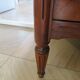 Louis XVI-style sideboard - 1 drawer - fluted legs - mahogany - solid wood