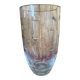 Large transparent crystal vase by John Roda