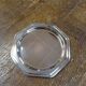 Silver-plated metal coaster by Christofle, Villars model.