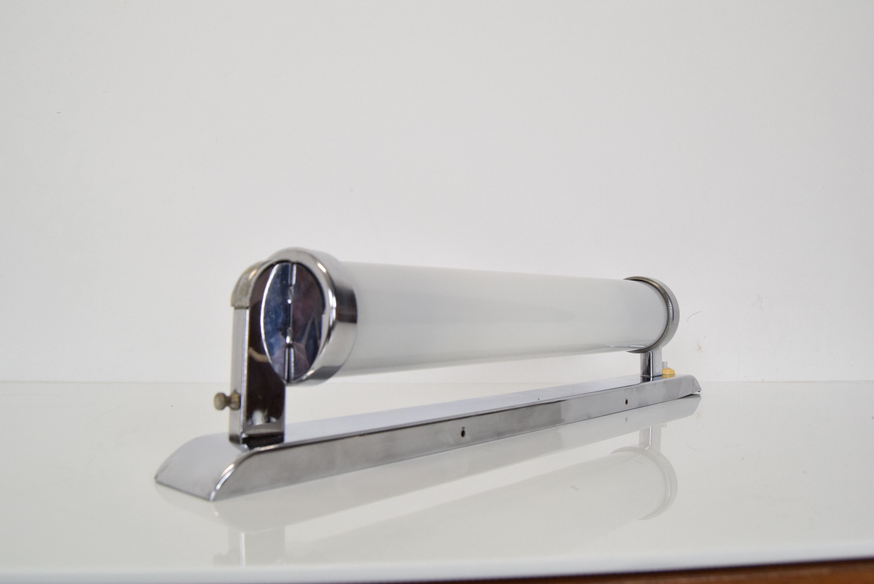 Bauhaus Chrome Wall Lamp Napako,1940