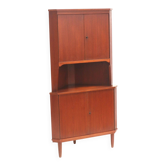 Vintage Danish design corner cabinet / sideboard from the 1960s