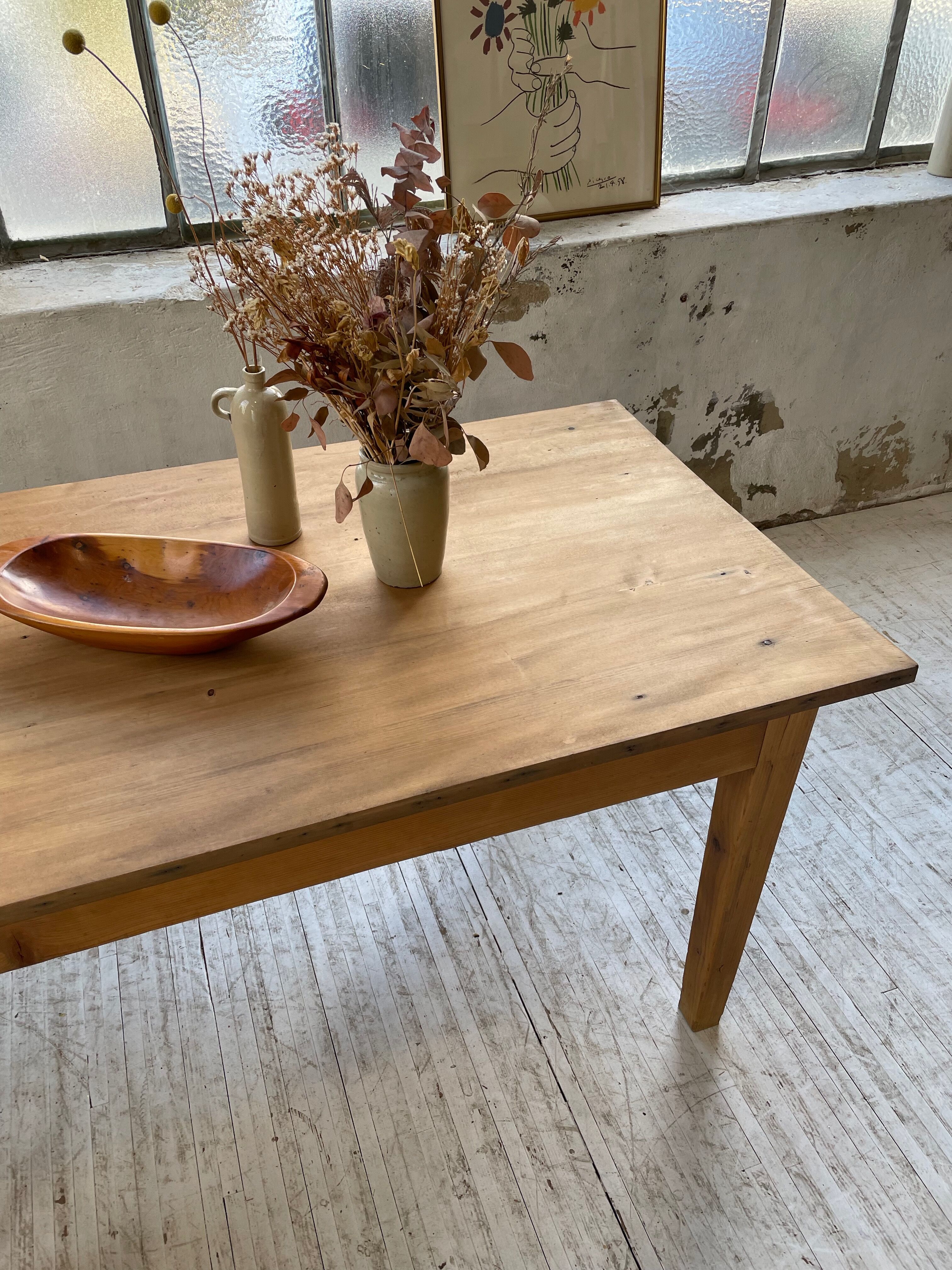 Farmhouse table 2m in pine