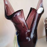Sommerso Murano Vase Italy