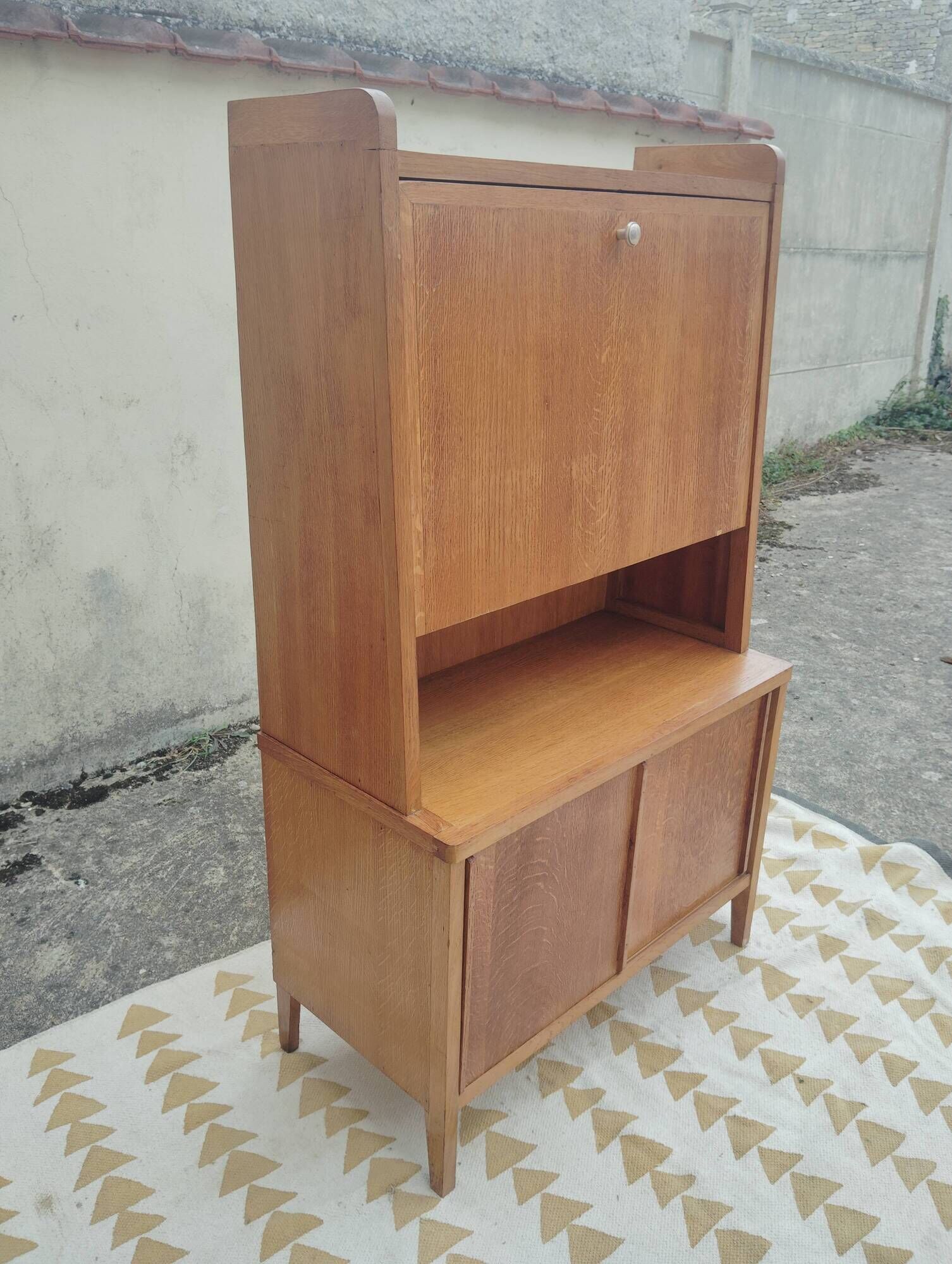 Petit meuble secrétaire vintage léger