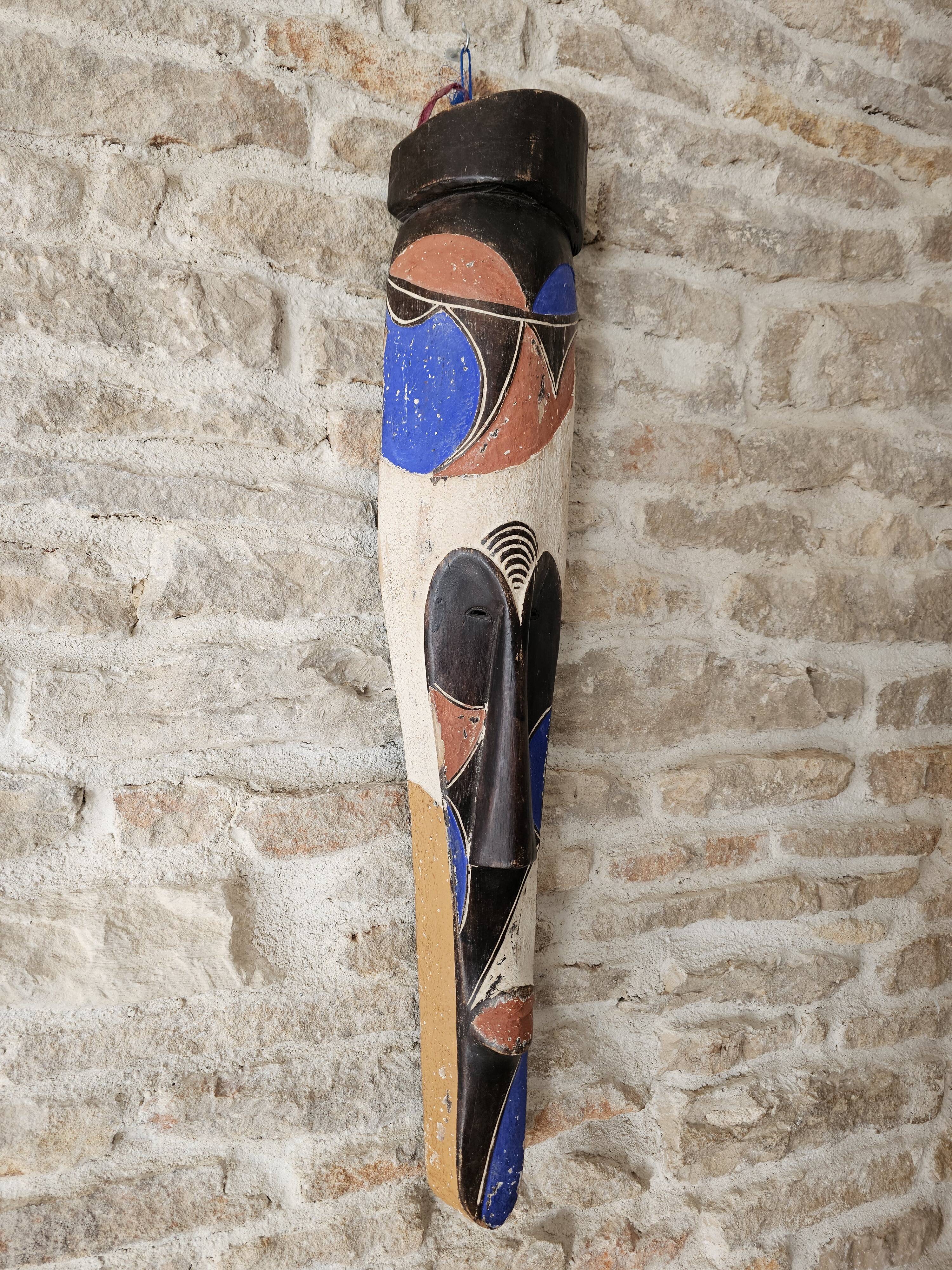 Grand decorative African mask Fang - Gabon - Tribal African art