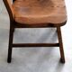 ensemble de 6 chaises à manger brutalistes
