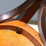 3 Baumann chairs with wide backs No. 30, dark beech