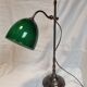 Lampe globe opaline verte