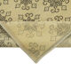 Hand-knotted wool turkish beige carpet 86 cm x 190 cm