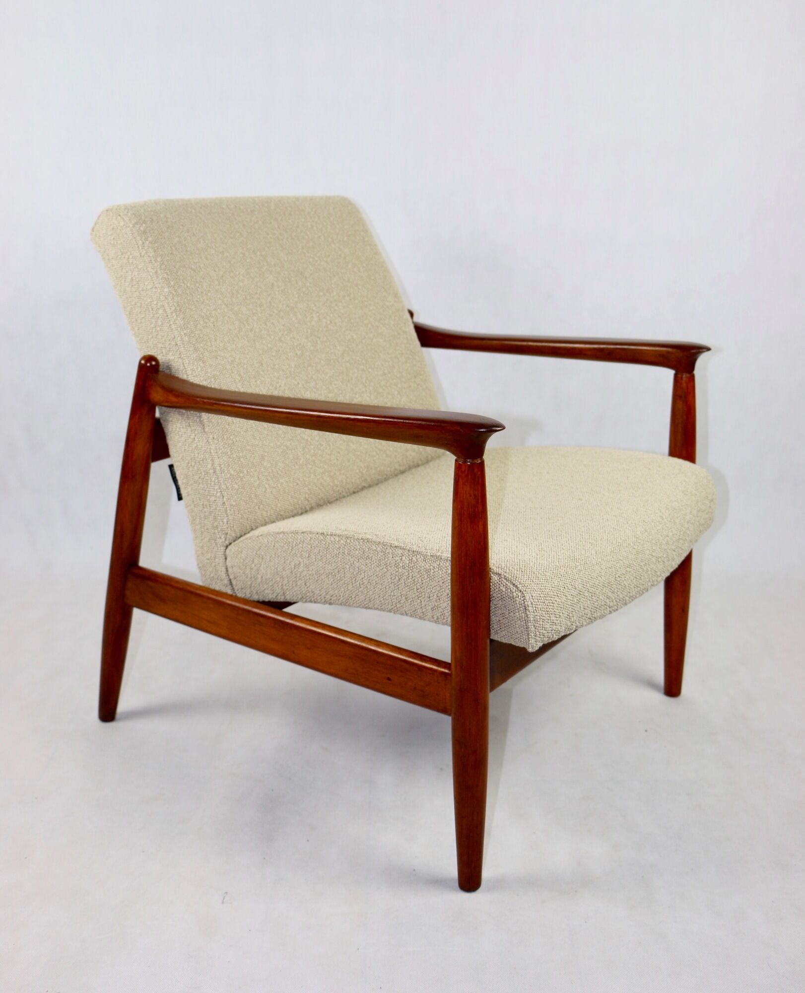 Beige Boucle GFM-64 Armchair