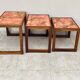 Table basse gigogne en marbre 1960