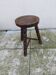 Old turned wooden stool