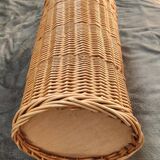 Porte-parapluie en osier fait main : vintage