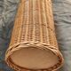 Handmade wicker umbrella stand: vintage