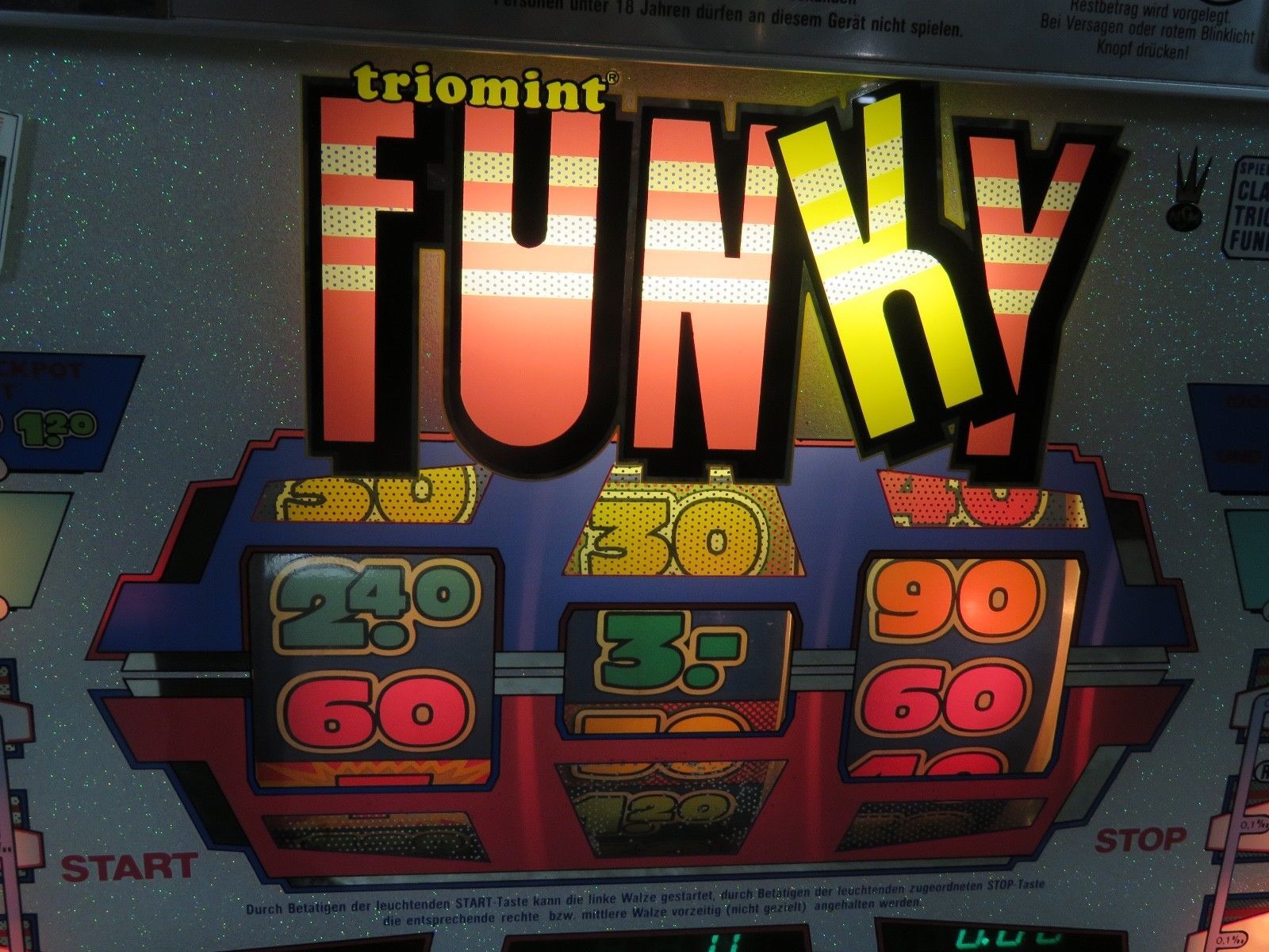 Machine à sous Triomint Funky Classic Allemande 1988