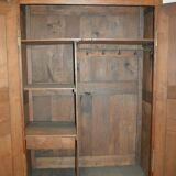 2-door oak cabinet