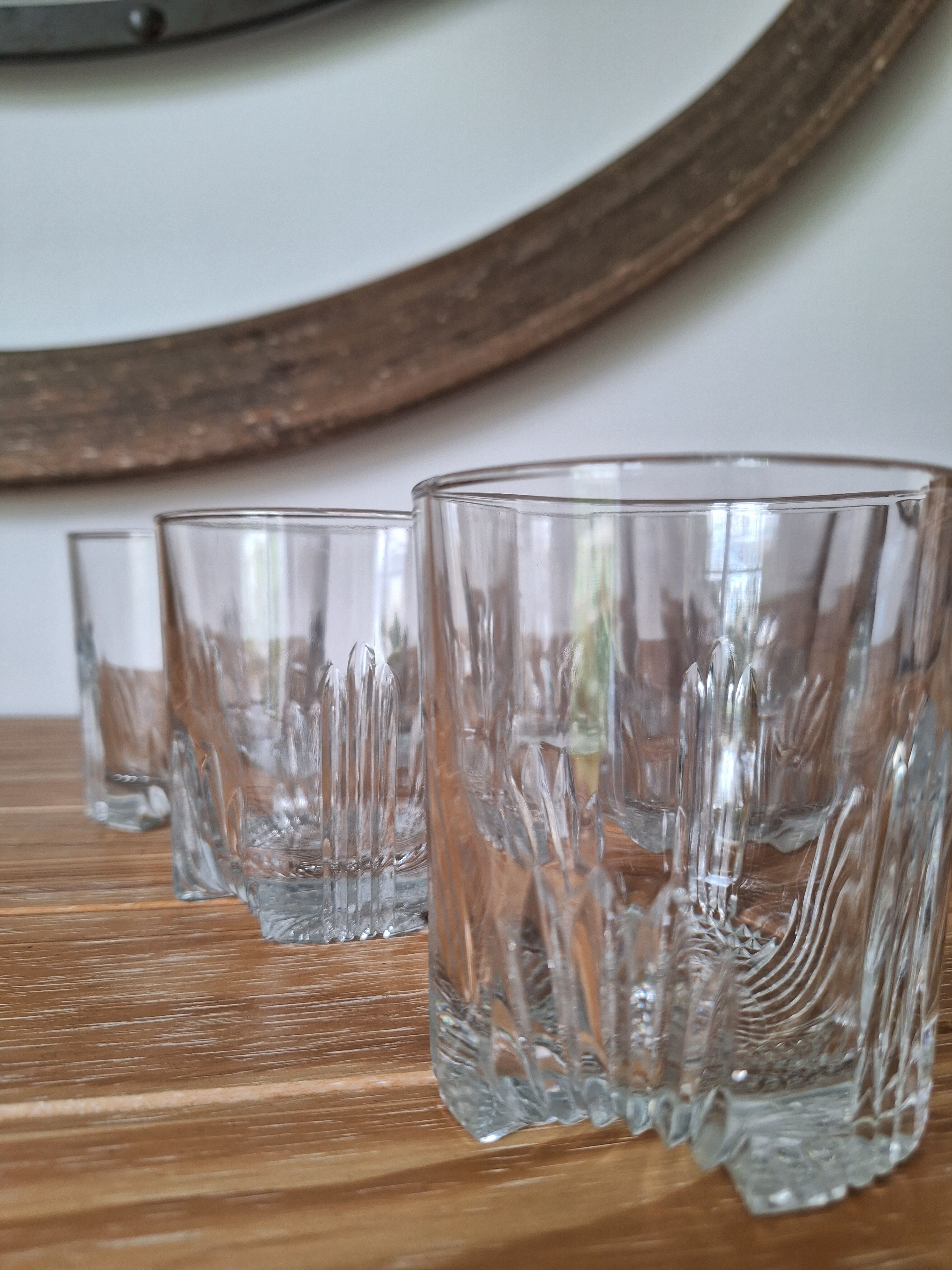 Art Deco whisky glasses