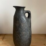 Black ceramic pitcher from the 50s
