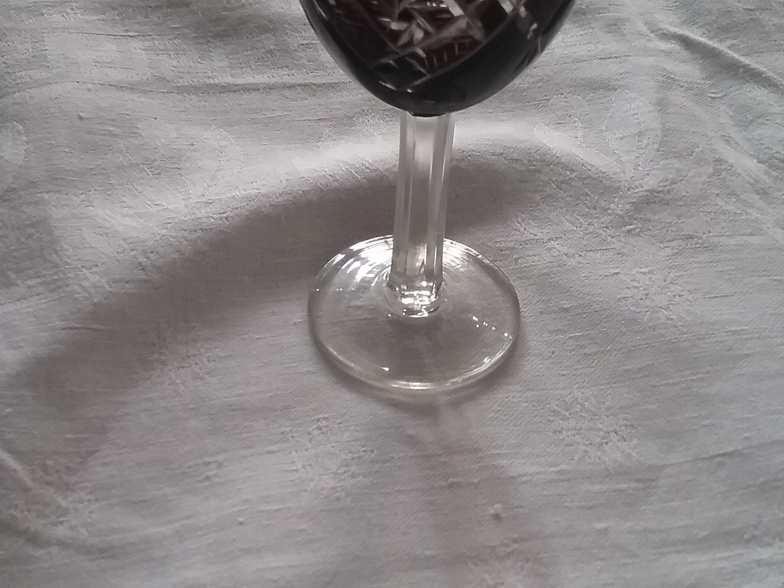 Verre cristal de bohème