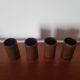 Lot de 4 verres en grès