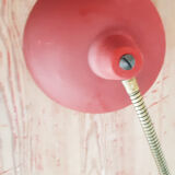 Red screw-on desk lamp