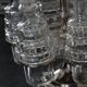 Silver-plated oil and pepper server in Art Deco style.