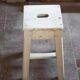 Vintage stool, farmhouse oak wood stool, accent stool, interior decor, wooden stool