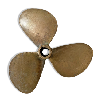 Bronze old boat propeller