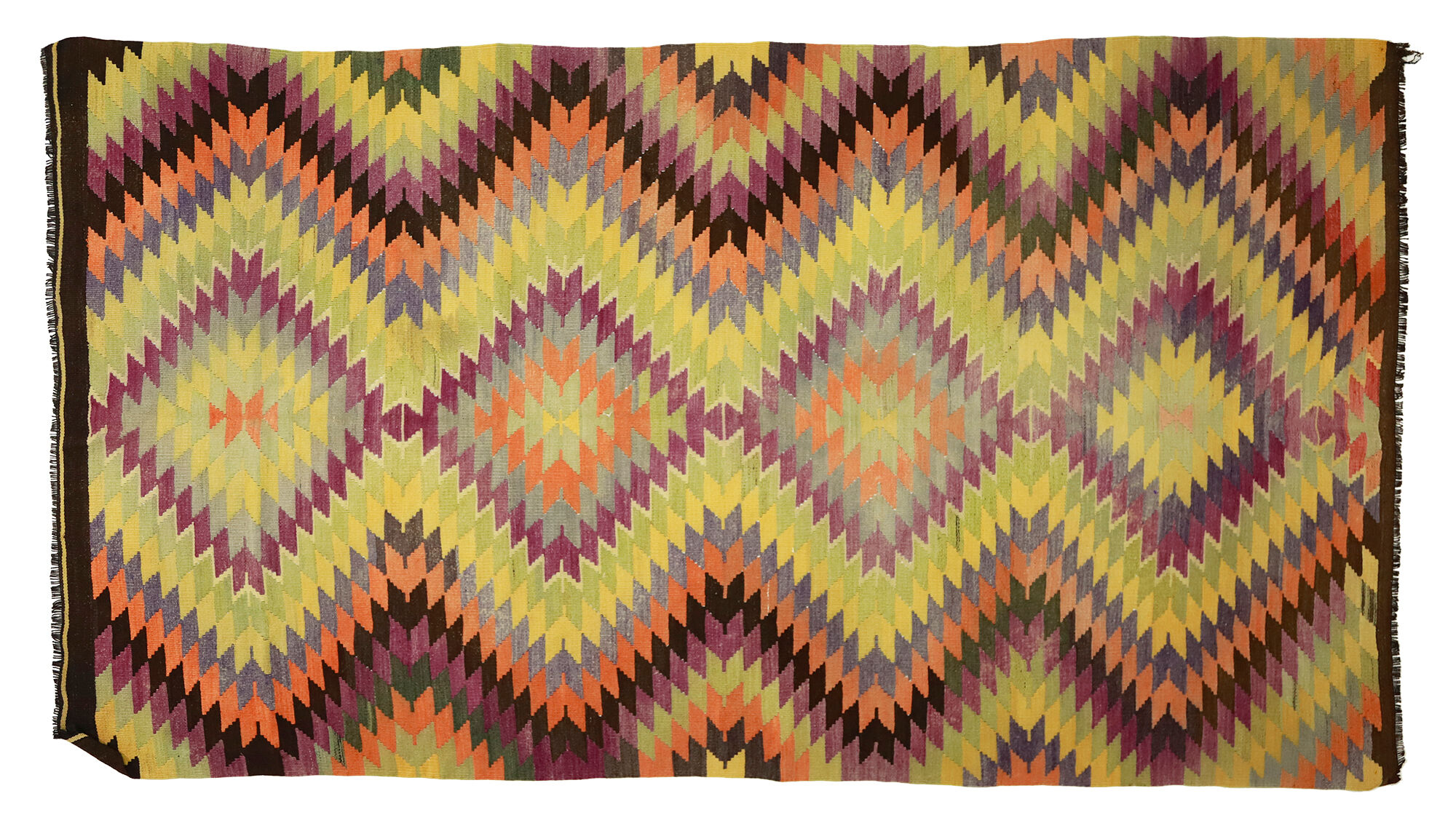 Anatolian handmade kilim rug 298 cm x 163 cm