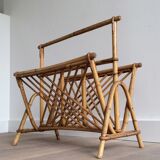 Magazine rack Wicker, around 1950