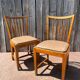 Vintage wooden dining chairs