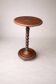 Antique solid wood gueridon with twisted leg – English charm – late 19th century