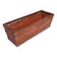 Art deco style terracotta planter, 50 cm