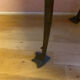 Mosaic garden table, gooseneck legs