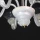 Extraordinary 6 Light Rostrato Murano Glass Chandelier by Barovier & Toso,