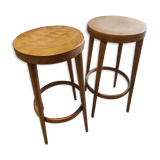 Pair of baumann high stools