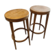 Paire de tabourets hauts baumann