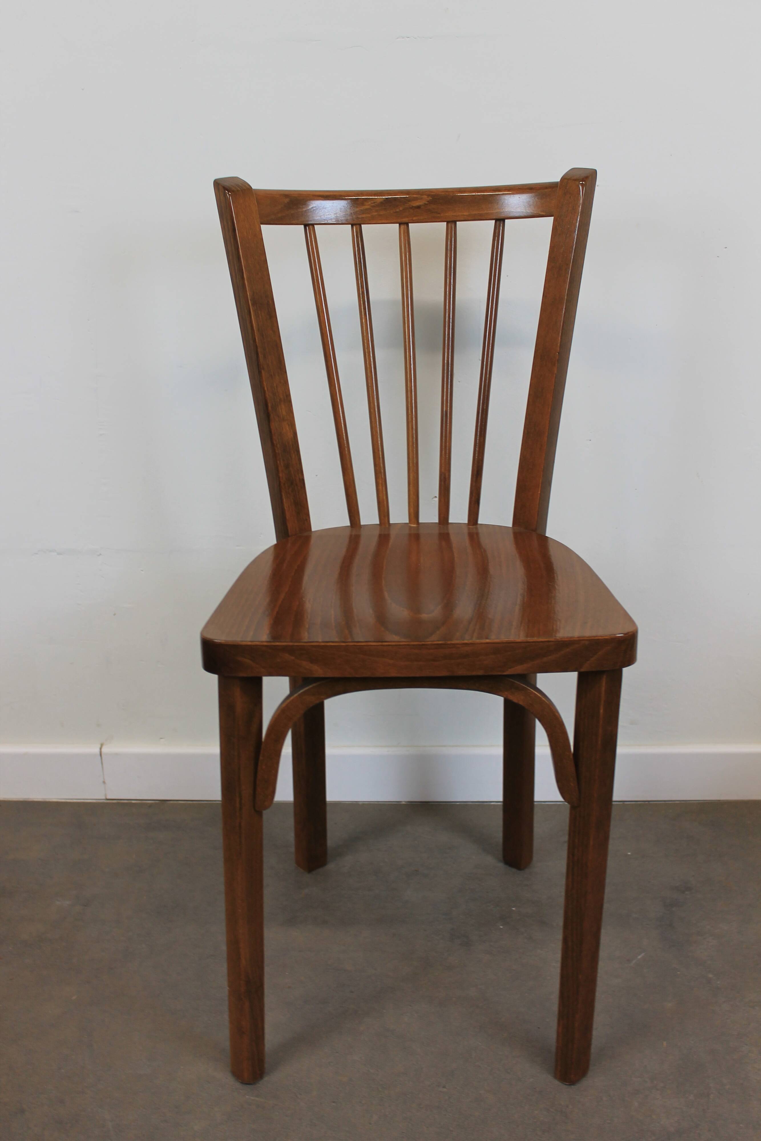 Set de 4 chaises bistrot Baumann n°56