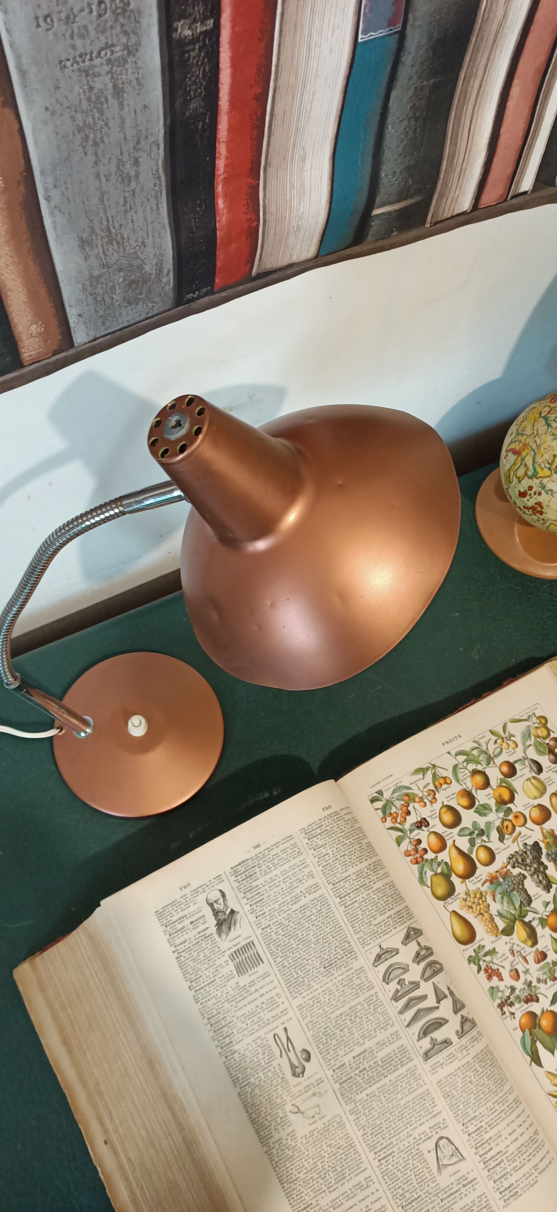 Copper pressure cooker lamp