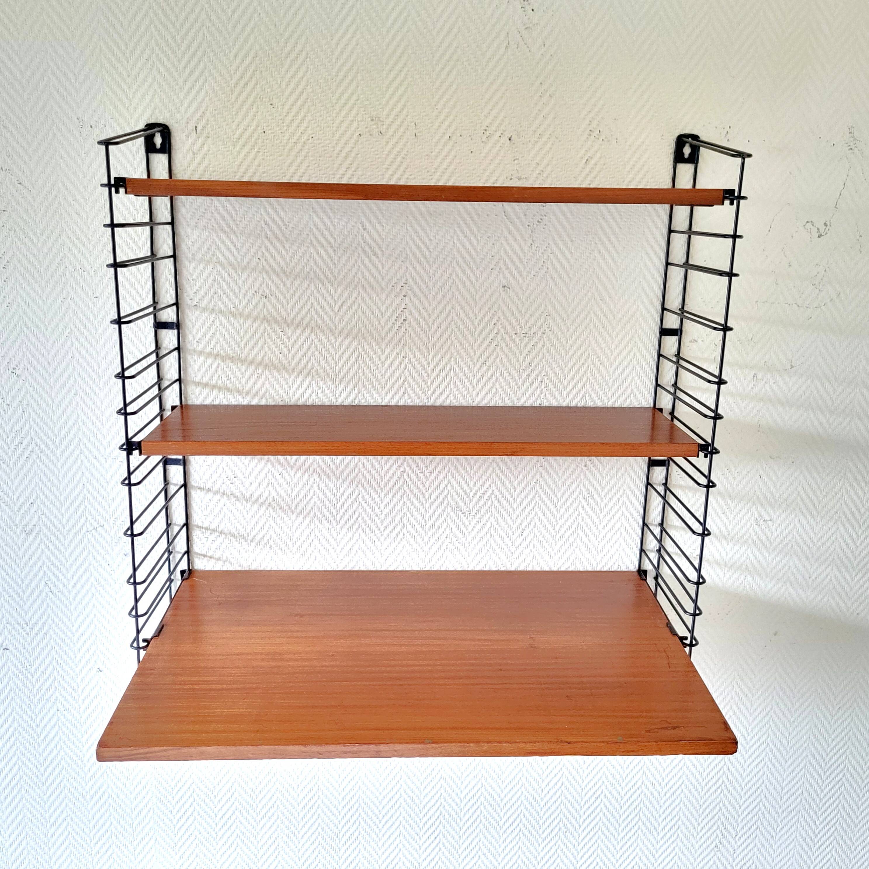 Etagèretomado teck + planche bureau vintage 70s'