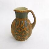 Art Deco Odetta HB Quimper stoneware pitcher