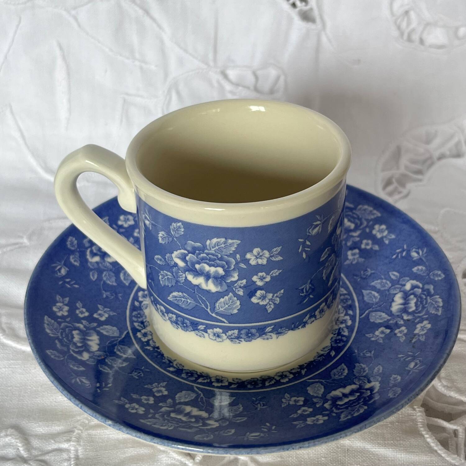 6 tasses à café en porcelaine anglaise