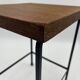 Plant holder in vintage wood and metal