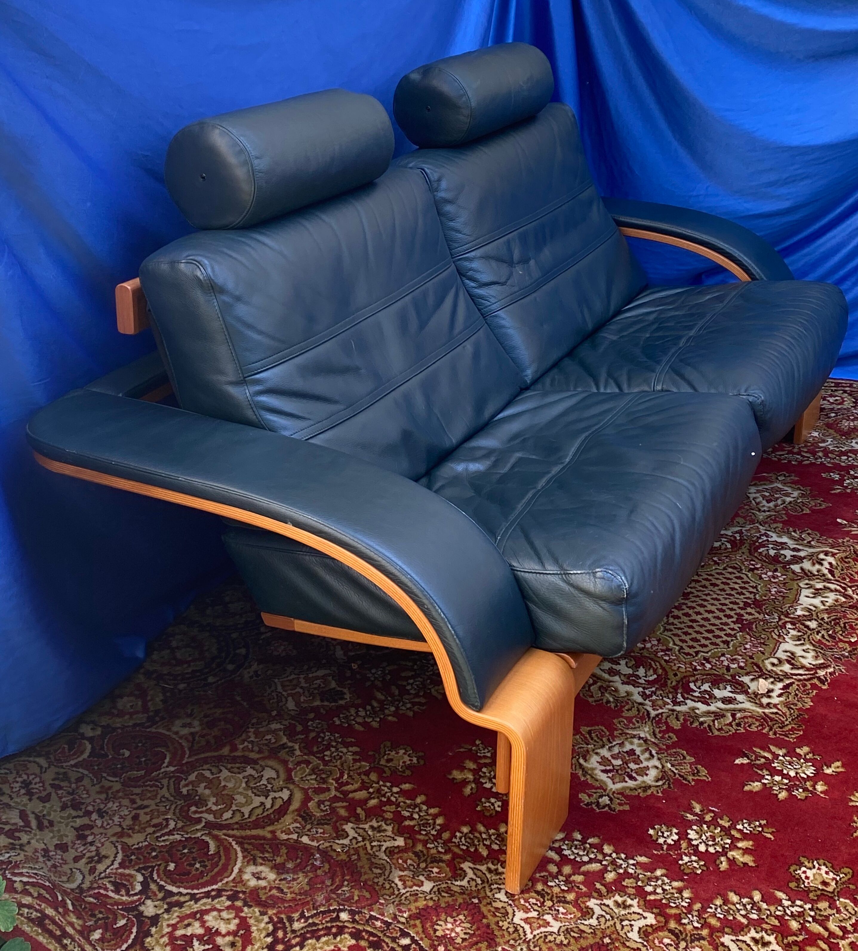 Nelo sweden bobois rock leather sofa