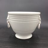 Cache pot mobile coves white white ceramic signed emile tessier malicorne