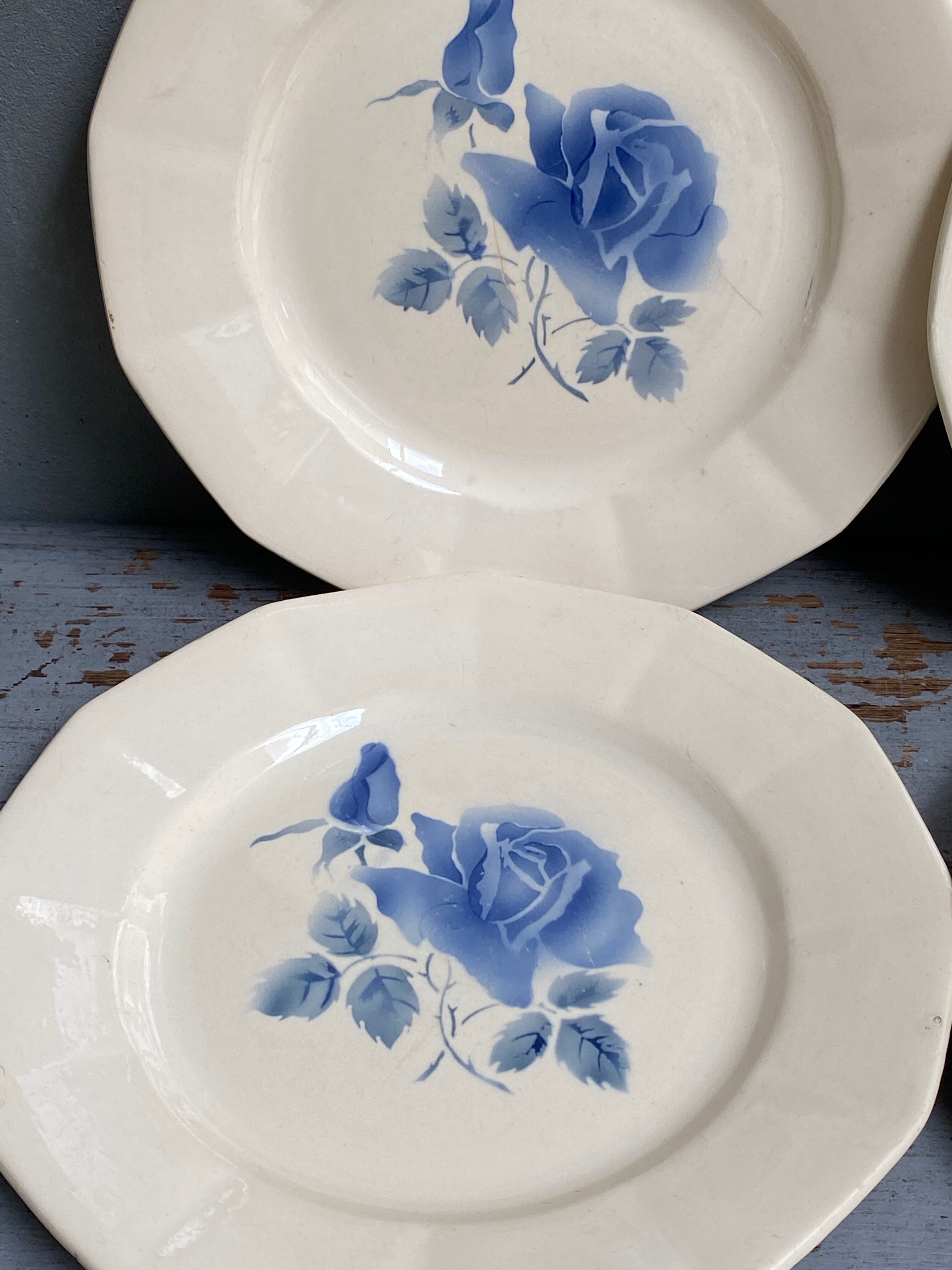 6 plates Digoin Sarreguemines